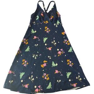 Patagonia "Amber Dawn" Casual Dress Women’s XS Organic Cotton Moth Print